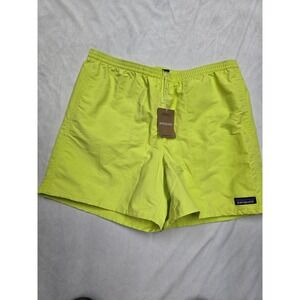 Men's Size 2XL XXL Patagonia Shorts Baggies Hiking Phosphorus Green Neon 5" New